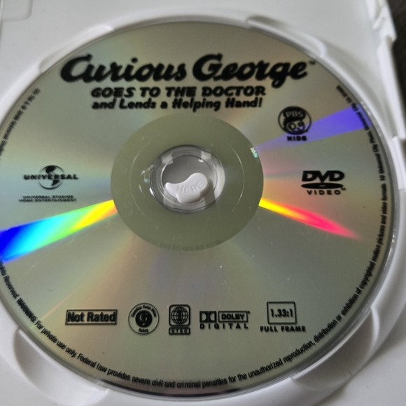 Curious George "Goes to the Doctor" Kids Educational DVD - Picture 4 of 7